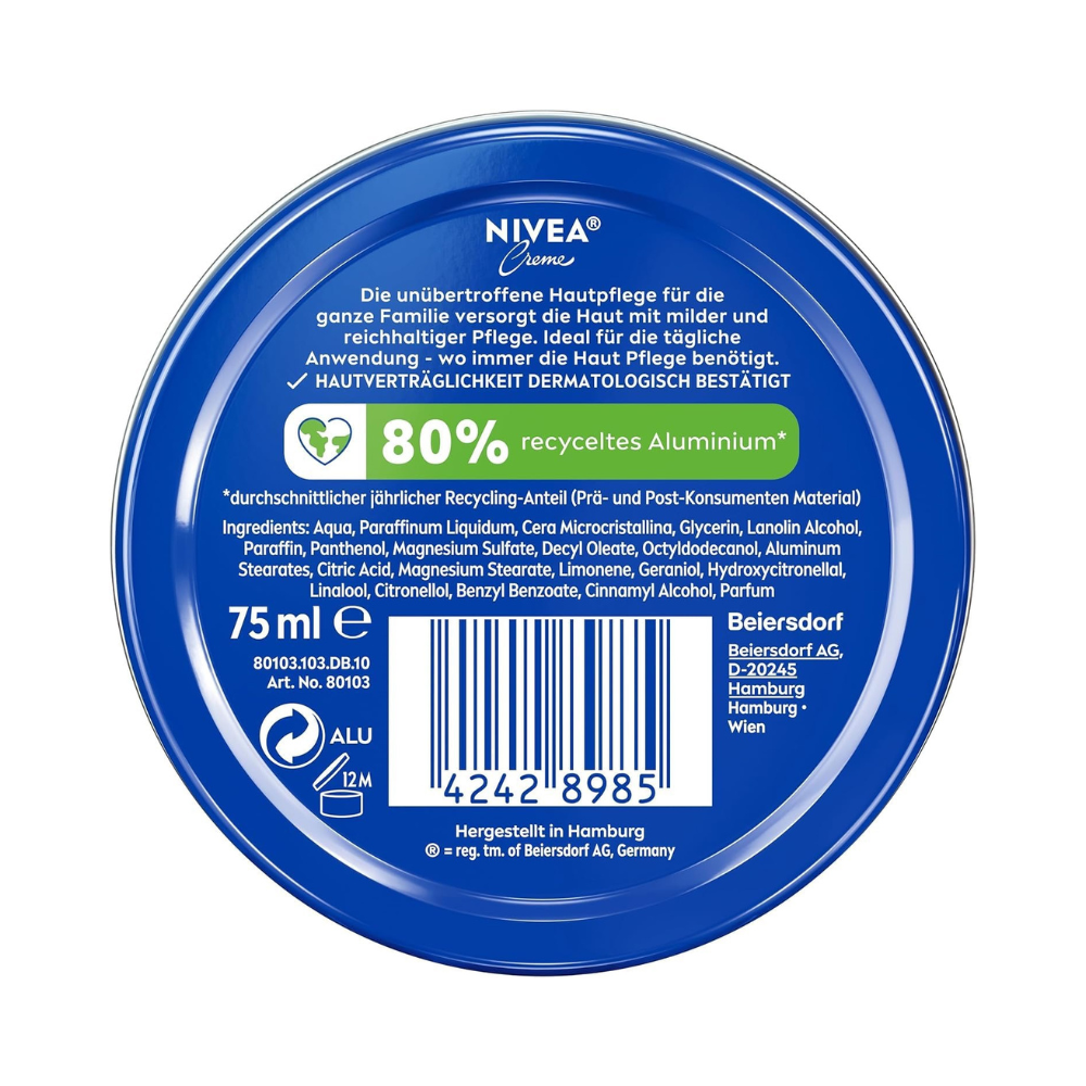 NIVEA Creme Dose Universalpflege, klassische Feuchtigkeitscreme für alle Hauttypen